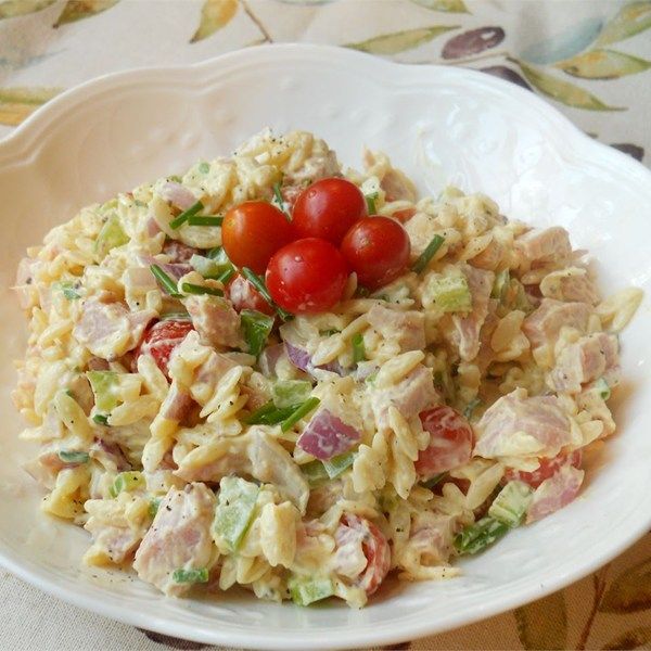 Orzo Ham Salad
