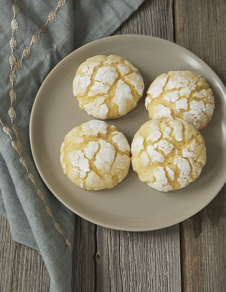 Key Lime Crinkle Cookies