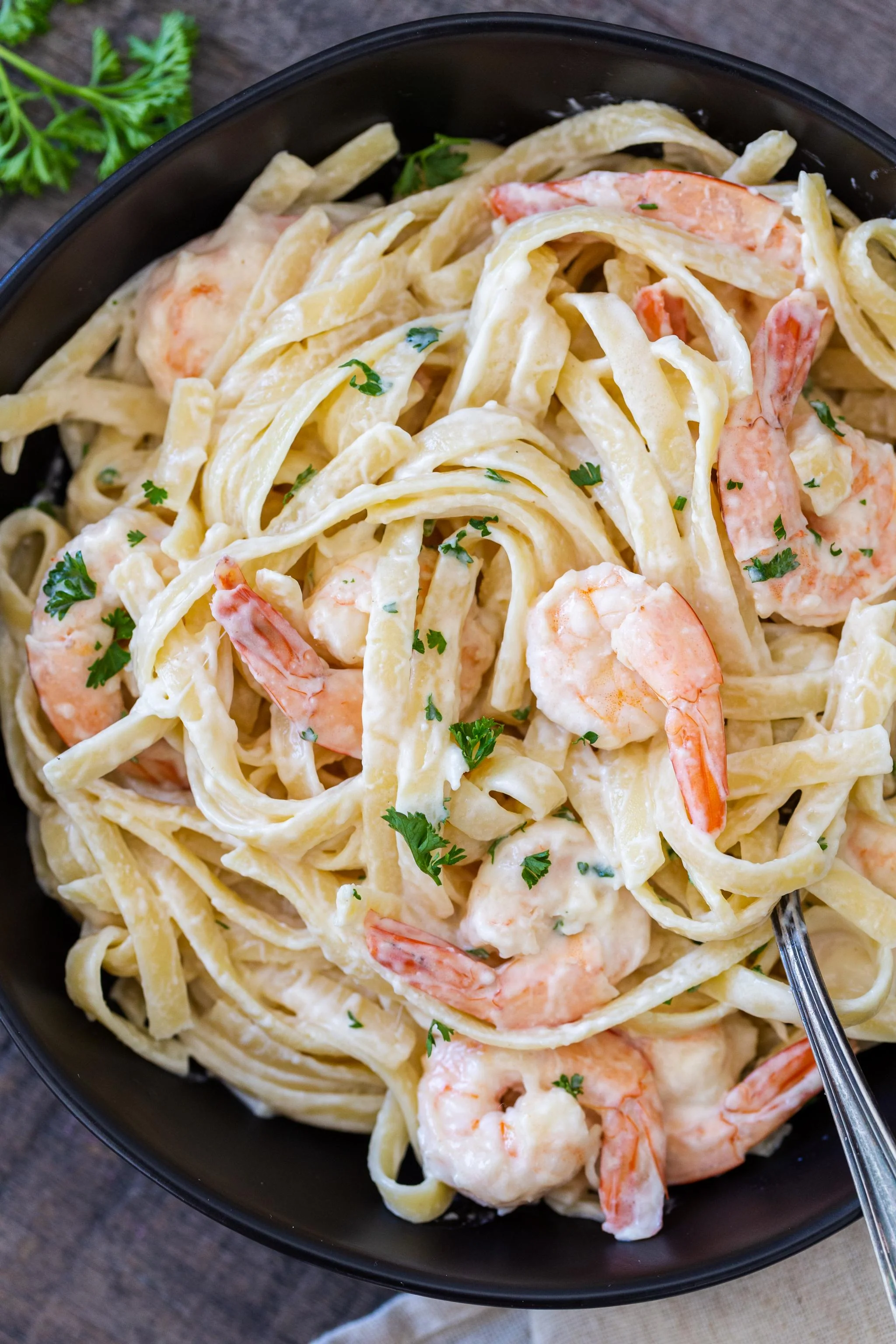 Creamy Shrimp Scampi