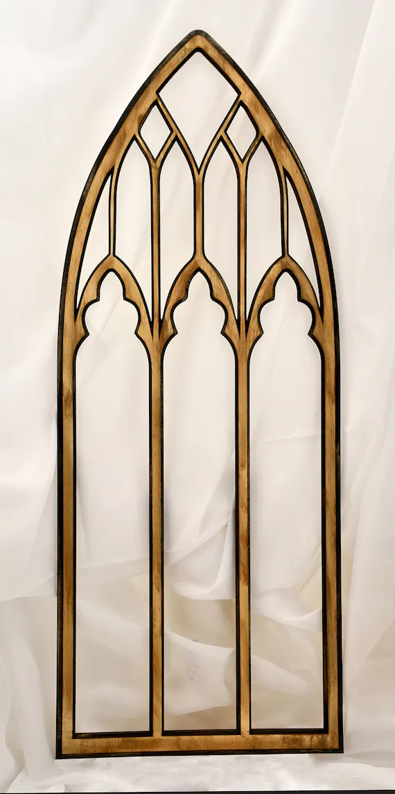 Cathedral Windows Church Windows Vintage-look Wood Window
