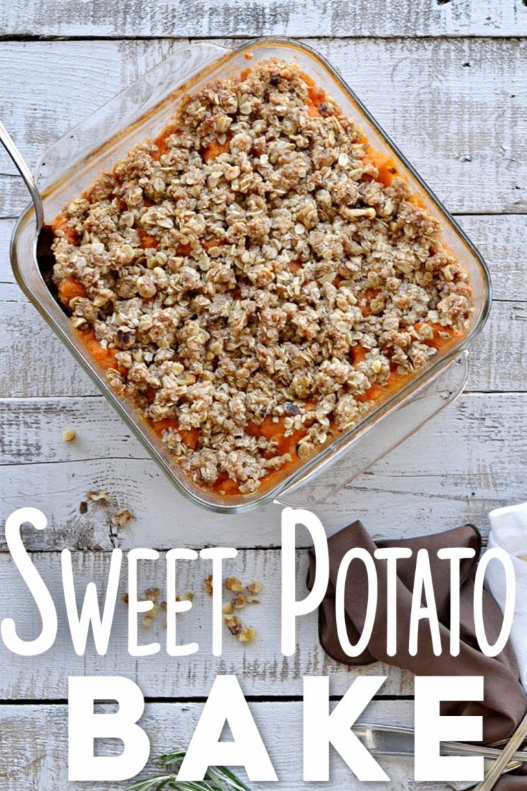 Eggless Sweet Potato Casserole