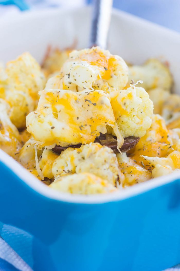 Baked Cheesy Cauliflower