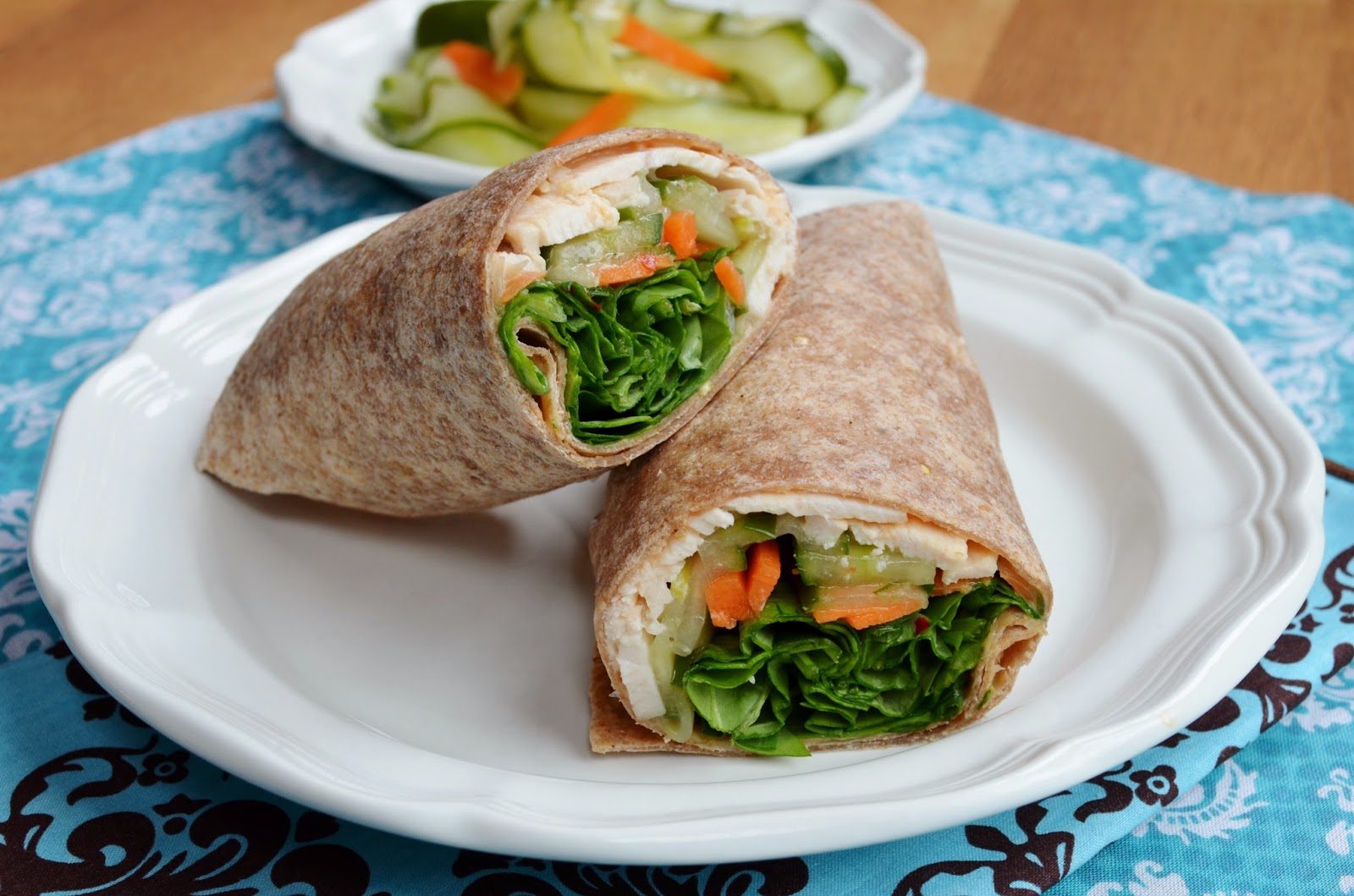 Beautiful Thai Chicken Wraps