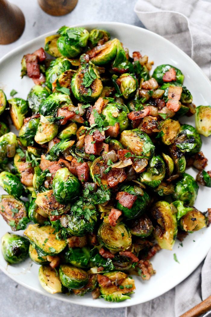 Caramelized Balsamic Glazed Brussels Sprouts
