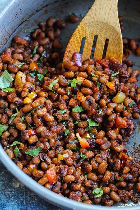 Delicious Pan Fried Black Eyed Peas