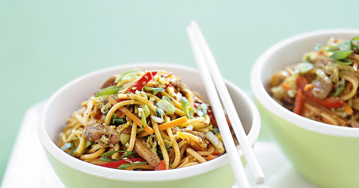 Spicy Chicken Singapore Noodles