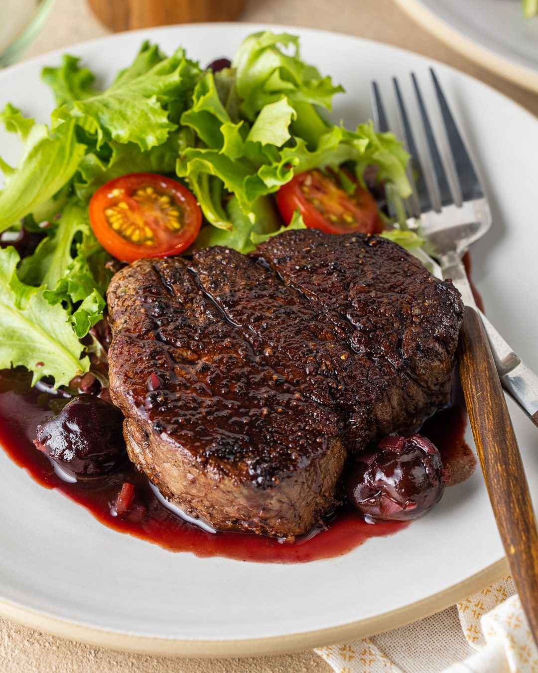 Filet Mignon and Cherry-Balsamic Reduction Recipes