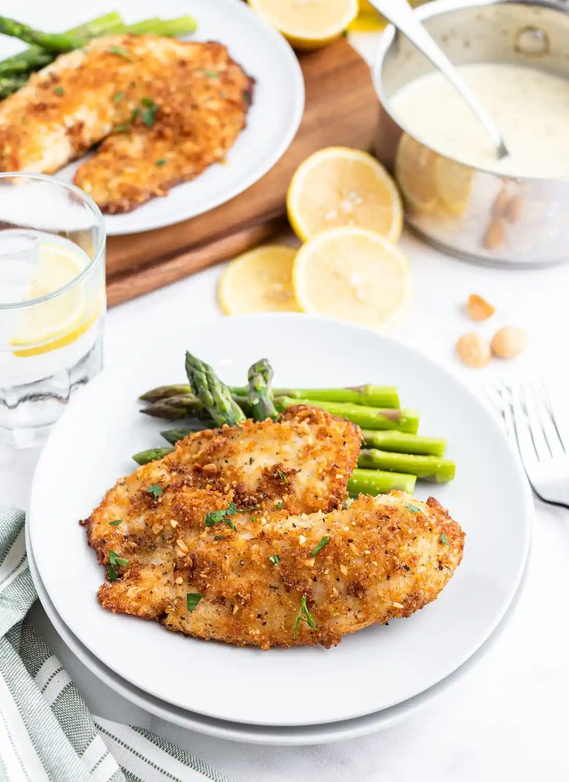 Macadamia Nut Crusted Tilapia