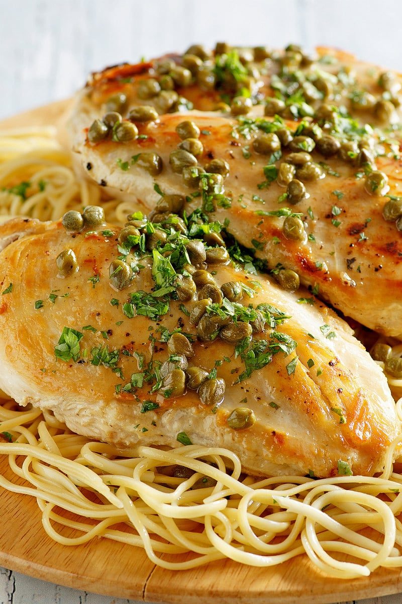 Chicken with Lemon Caper Sauce Image