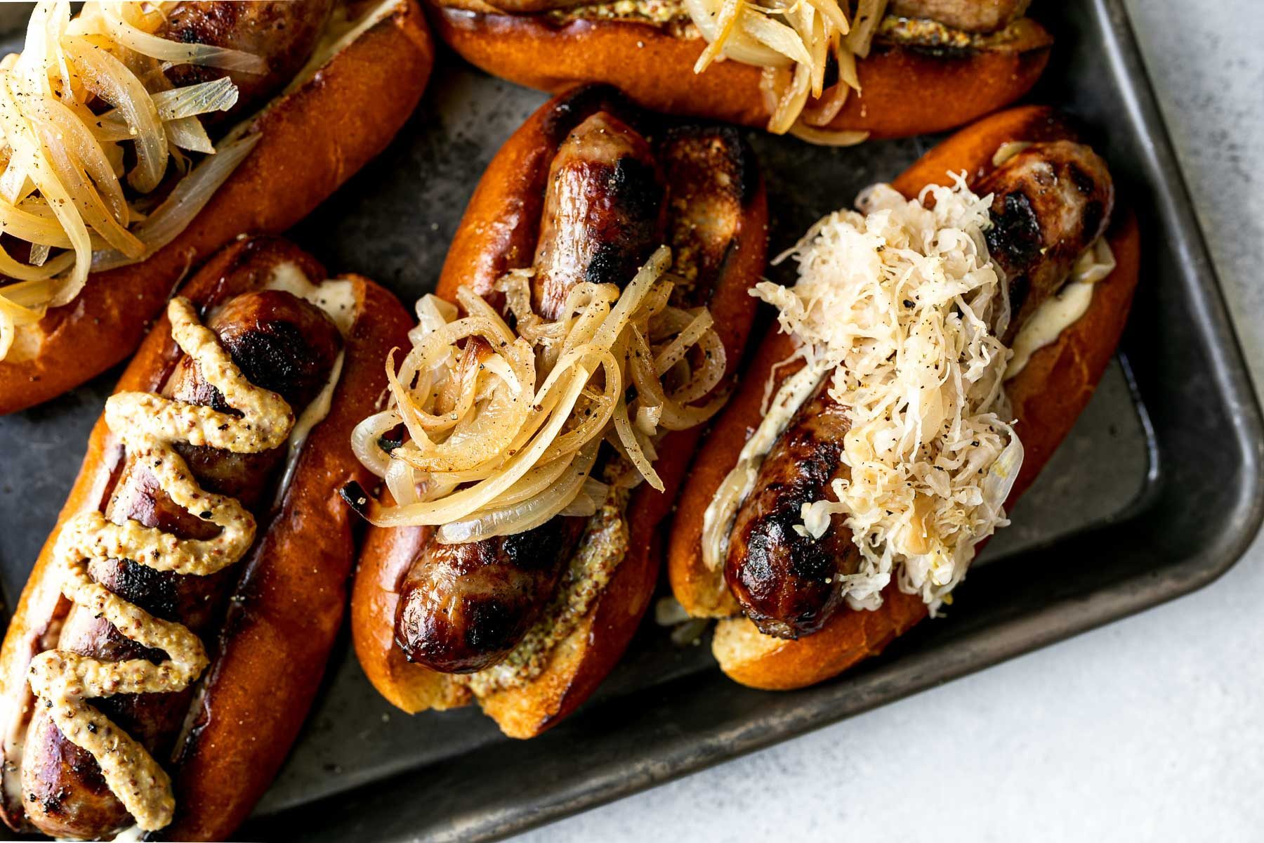 Grilled Wisconsin Bratwurst