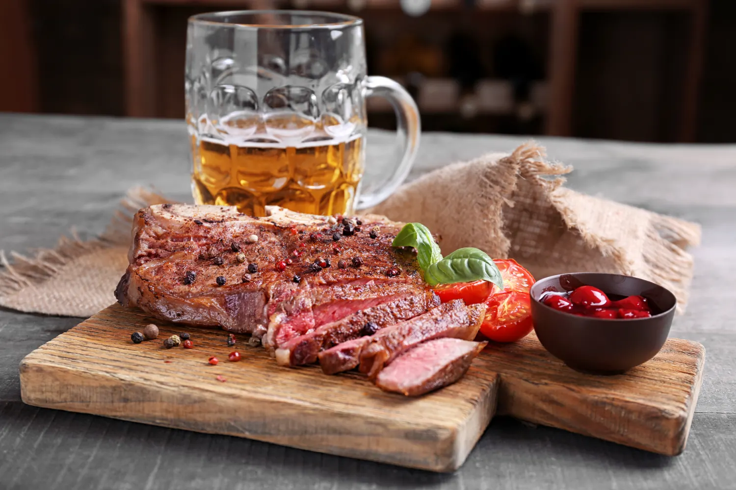 Delicious Steak with Beer Pairing