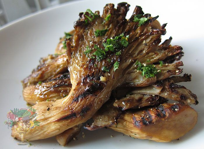 Grilled Oyster Mushrooms