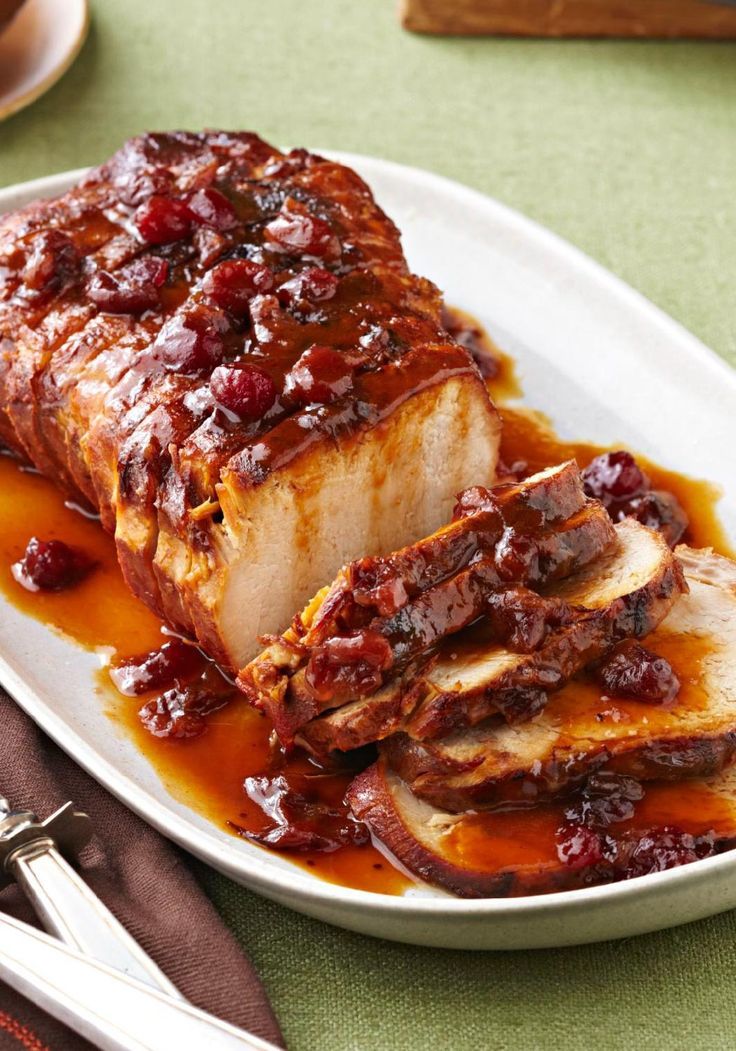 Slow-Cooker Cranberry-Orange Pork Roast