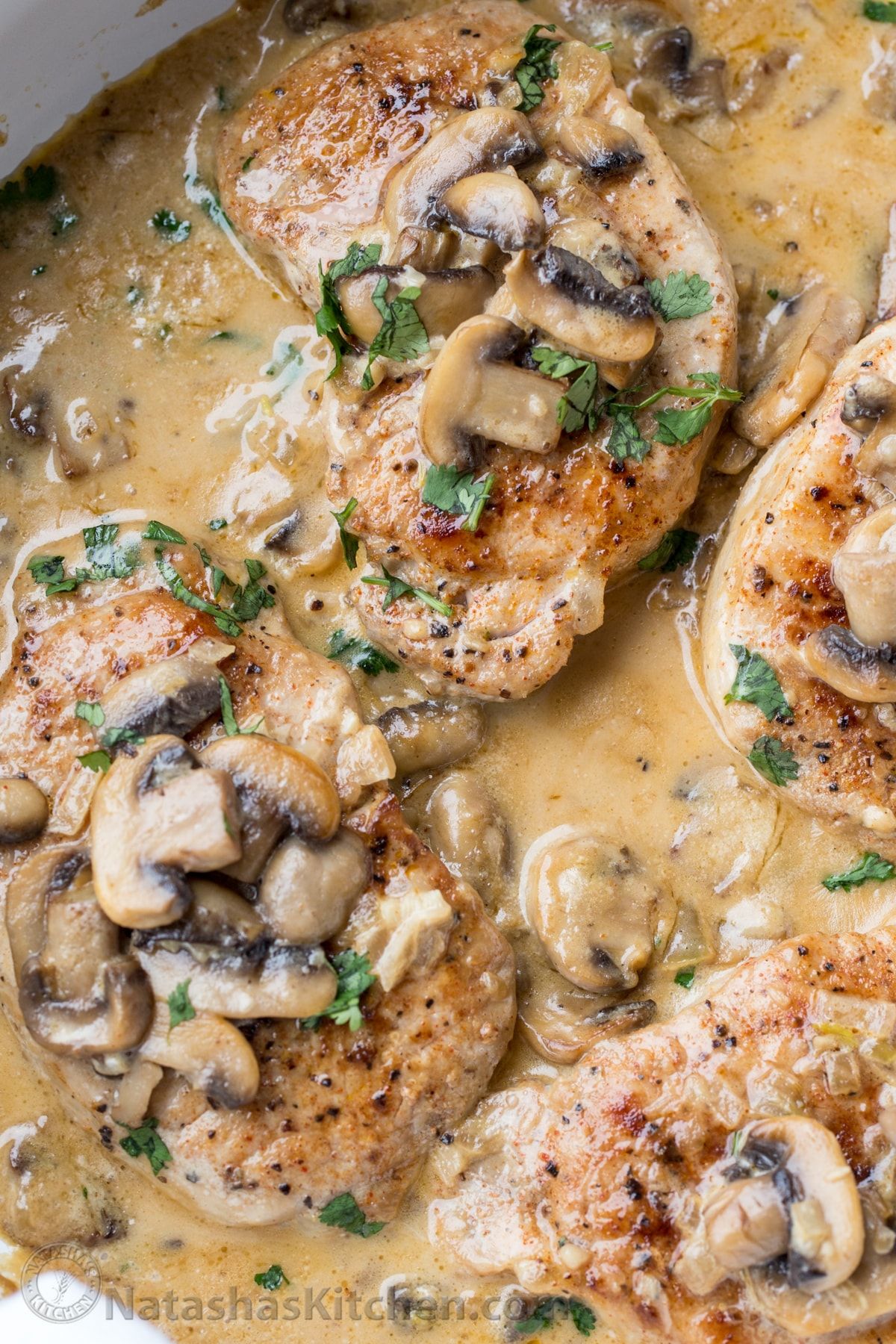 Creamy Mushroom Pork Chops