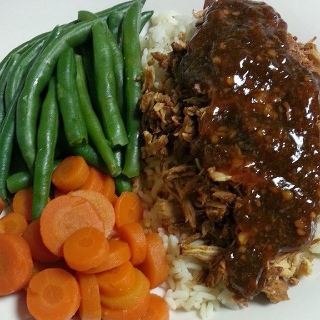 Slow Cooker Sweet & Tangy Chicken Dinner