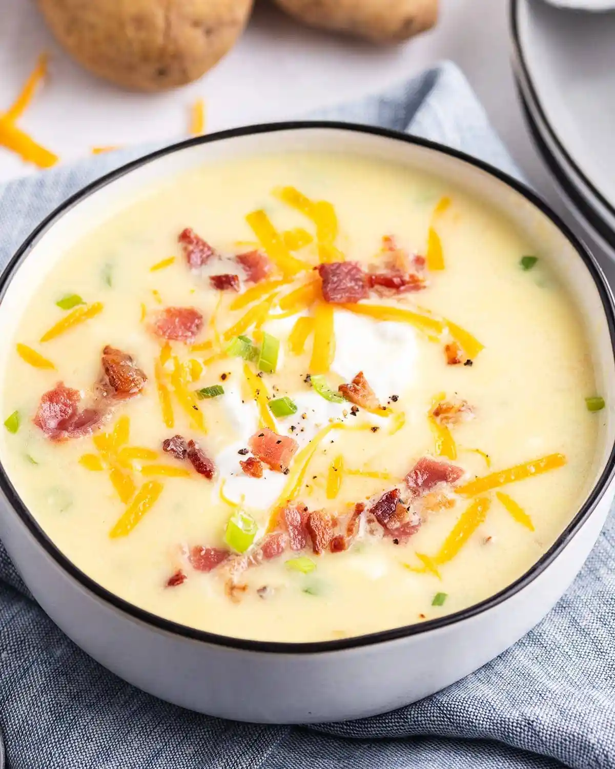 Cheesy Baked Potato Soup