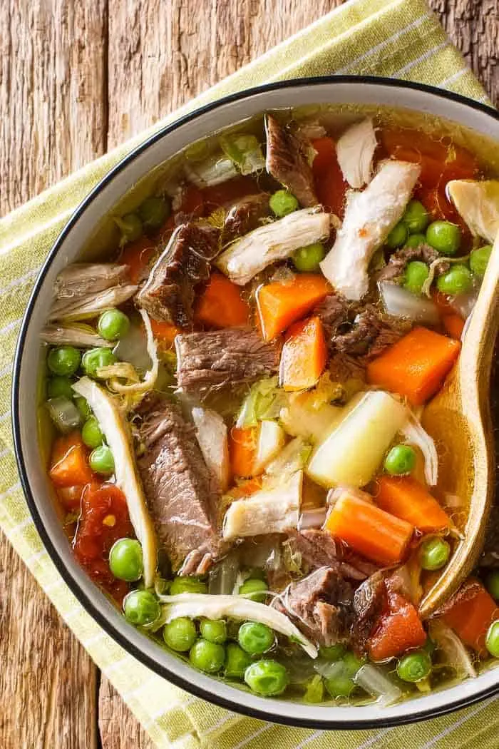 A delicious bowl of Green Bay Booyah recipe