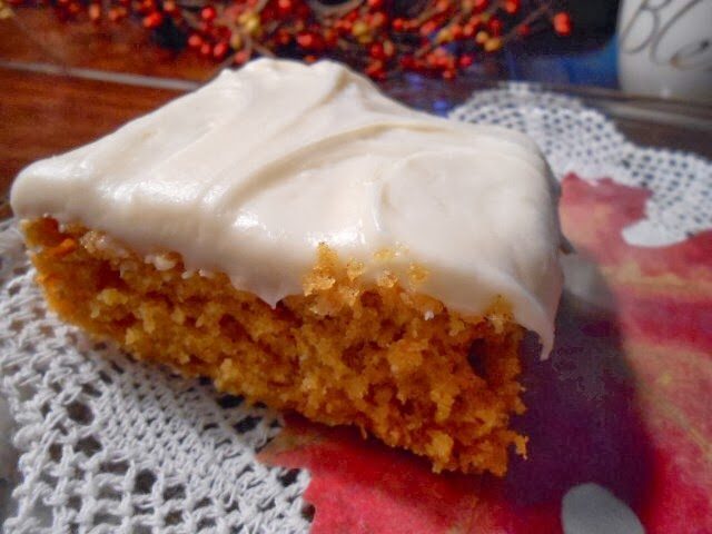 Colonial Pumpkin Bars