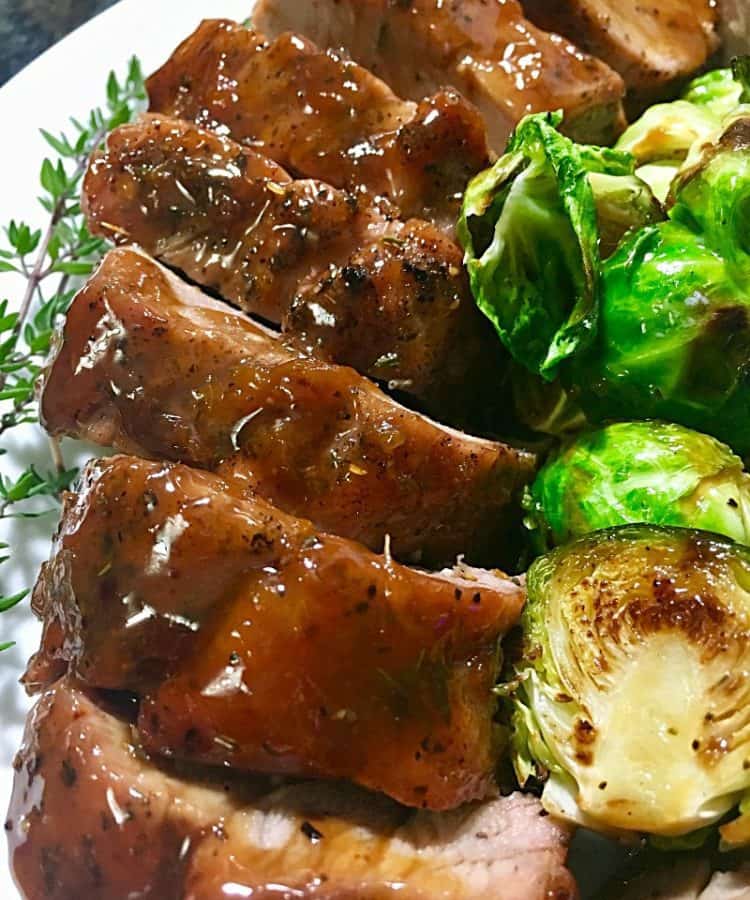 Apricot Glazed Pork Tenderloin