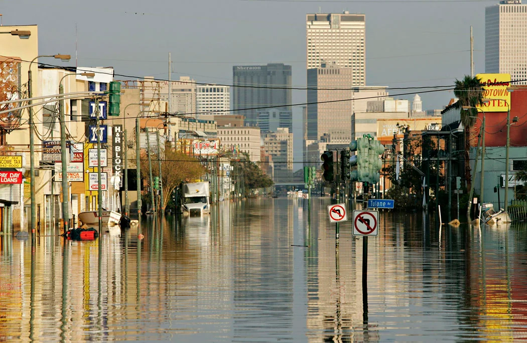 Beautiful landscape of New Orleans ten years after Hurricane Katrina