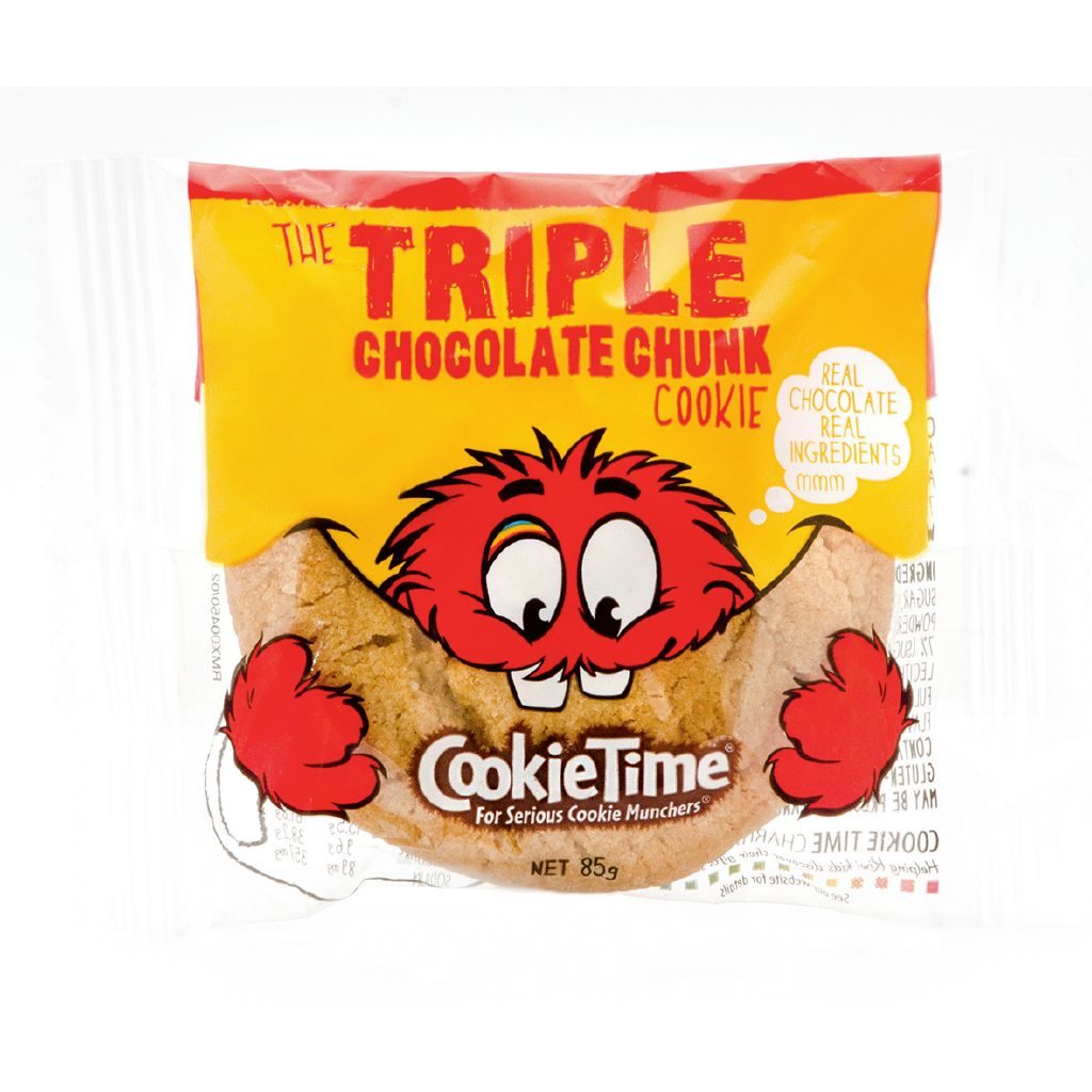 Cookie Time Triple Chocolate Chunk Cookie 85g