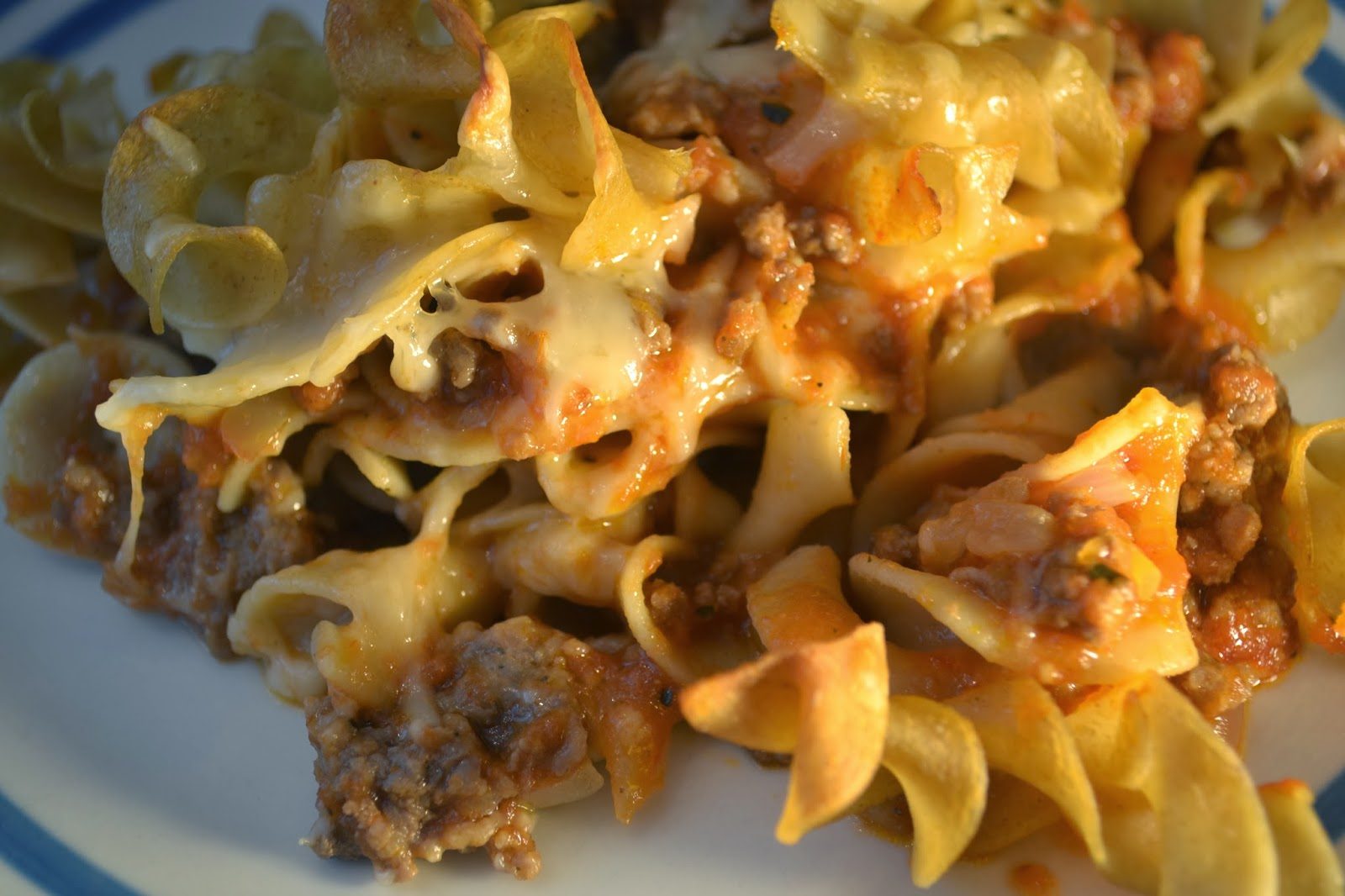 Swiss Cheese Noodle Bake