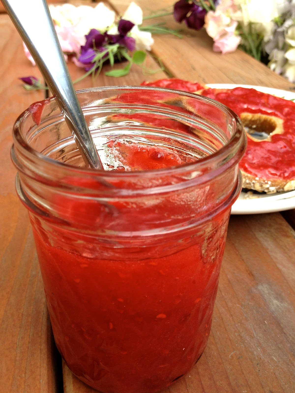 Baked Alaska Project: Rose Hip & Raspberry Freezer Jam