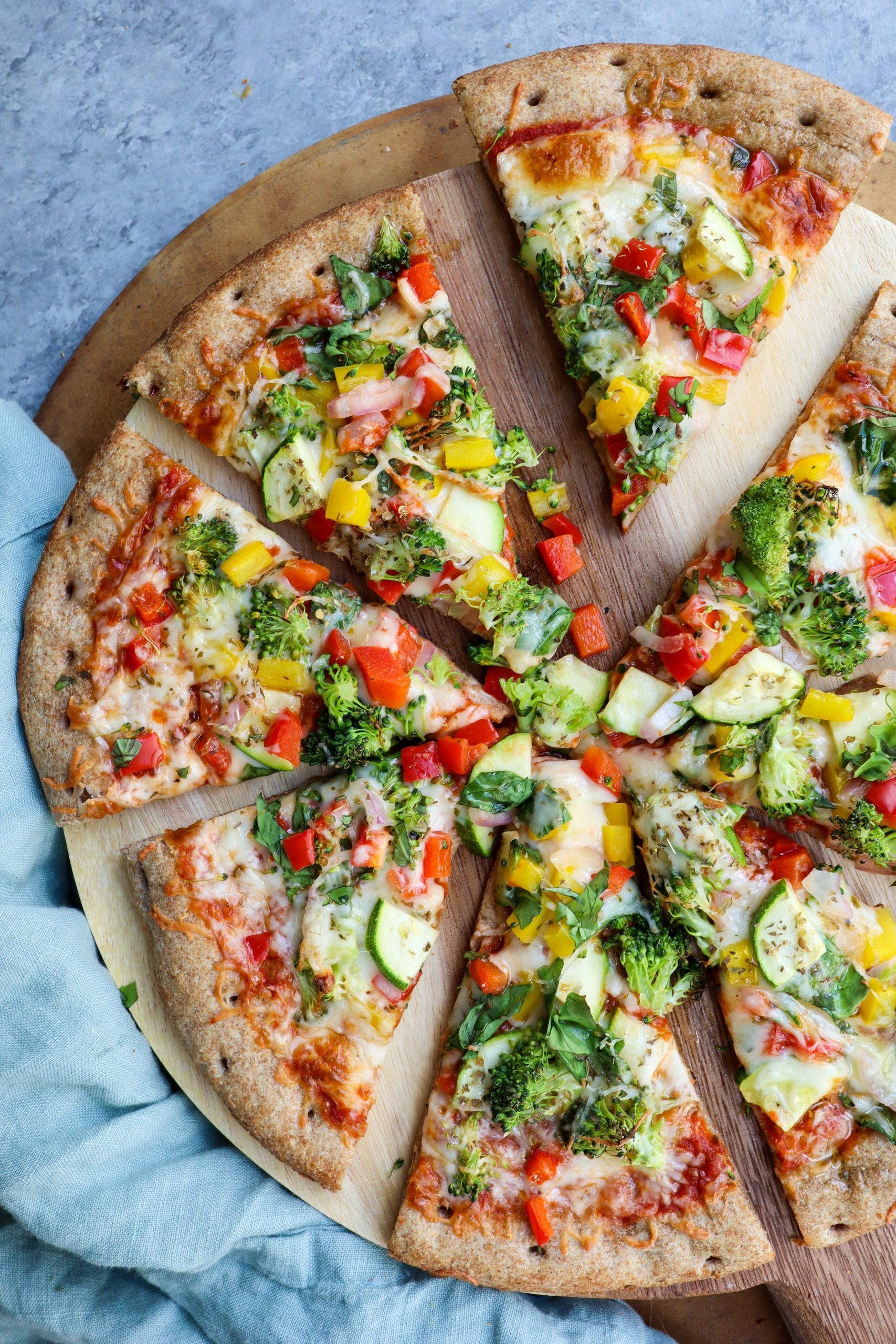 Easy Roasted Vegetable Pizza