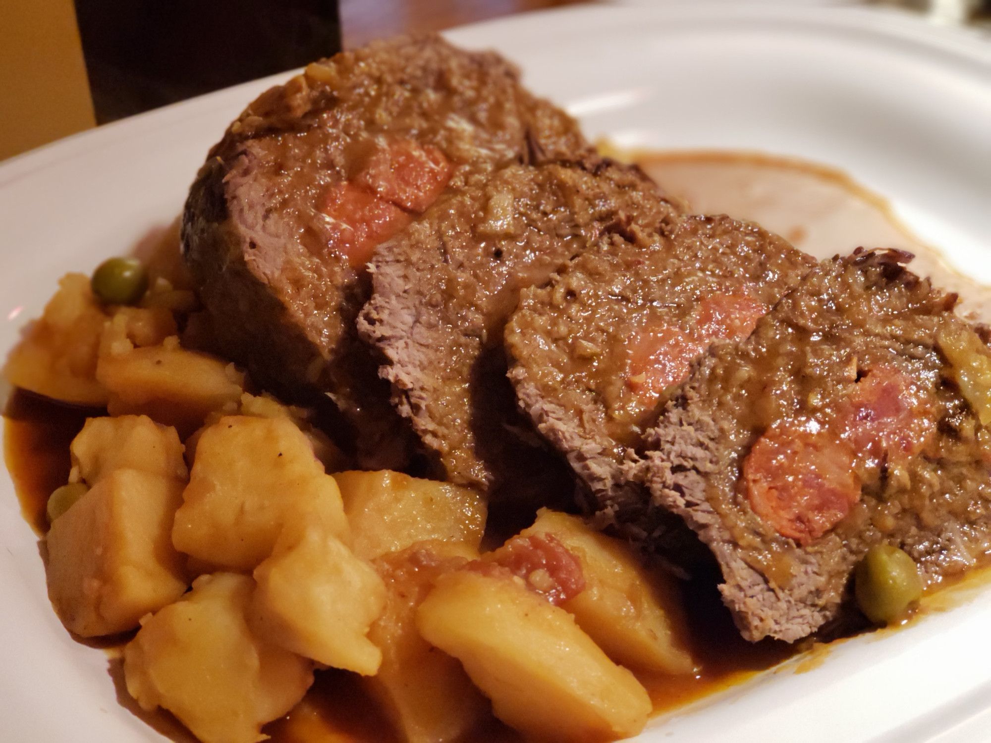 Instant Pot Cuban Pot Roast Stuffed with Chorizo