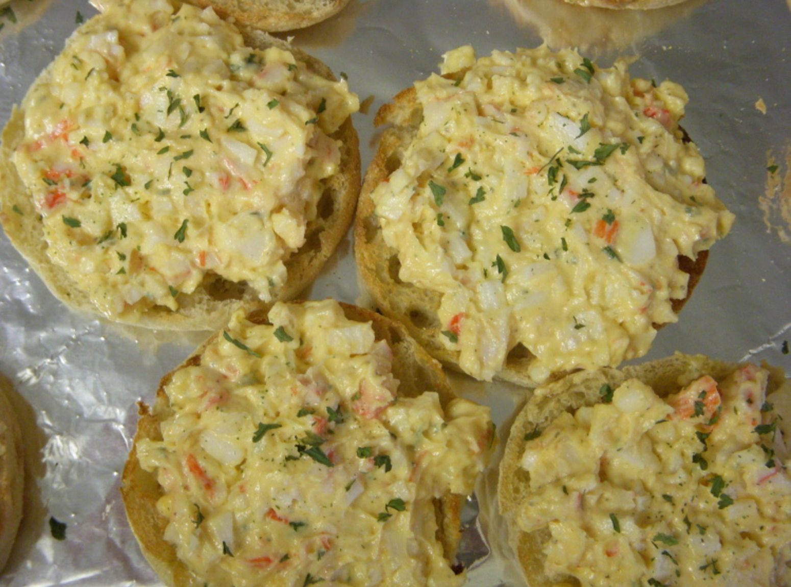 A plate of Poor Man's Crab Cakes
