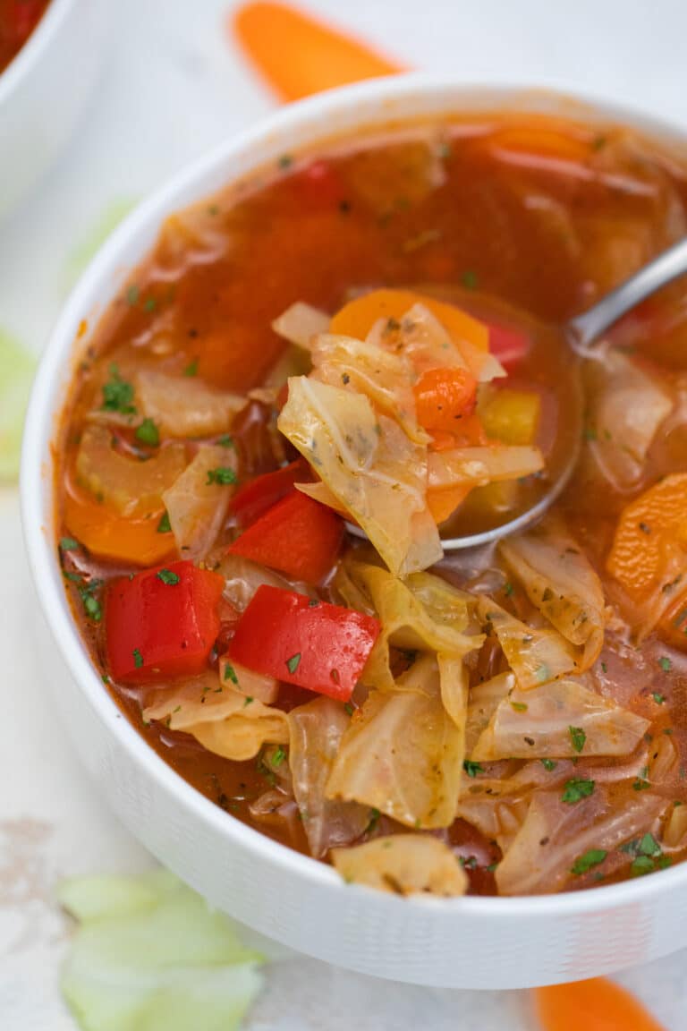 Easy Dutch Oven Cabbage Vegetable Soup