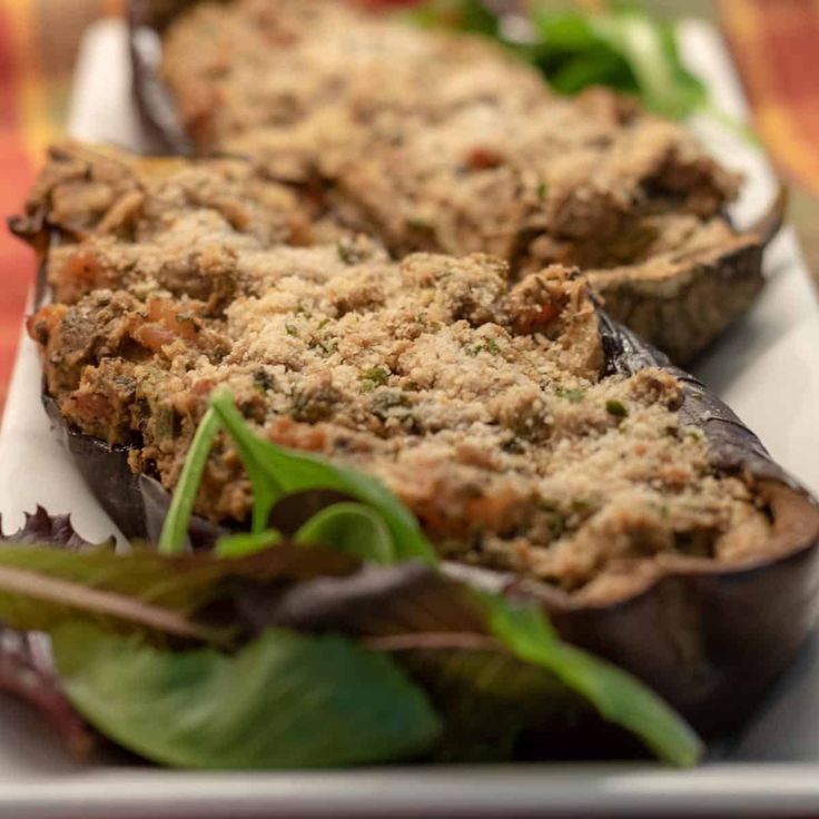 Shrimp Stuffed Eggplant