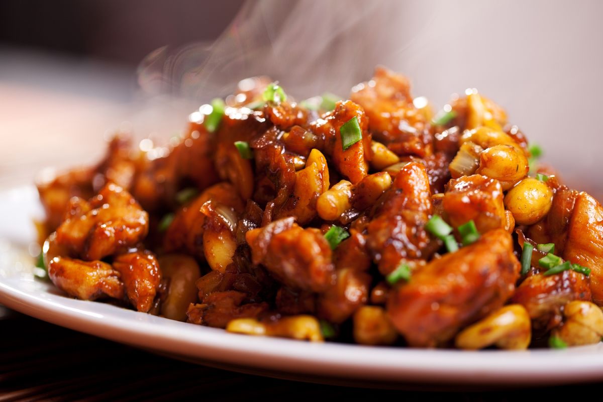 Cashew Chicken with Water Chestnuts