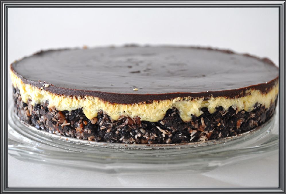 Canada Day Nanaimo Bar Cheesecake