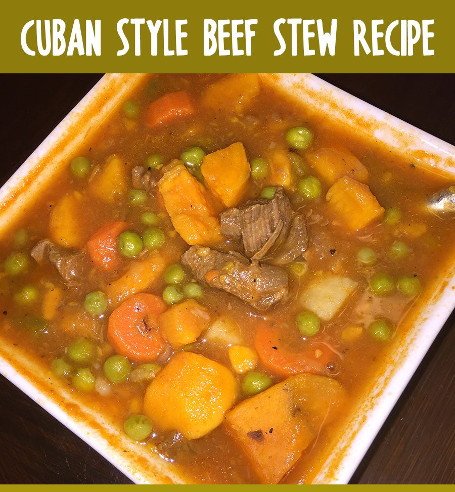 Cuban Style Beef Stew