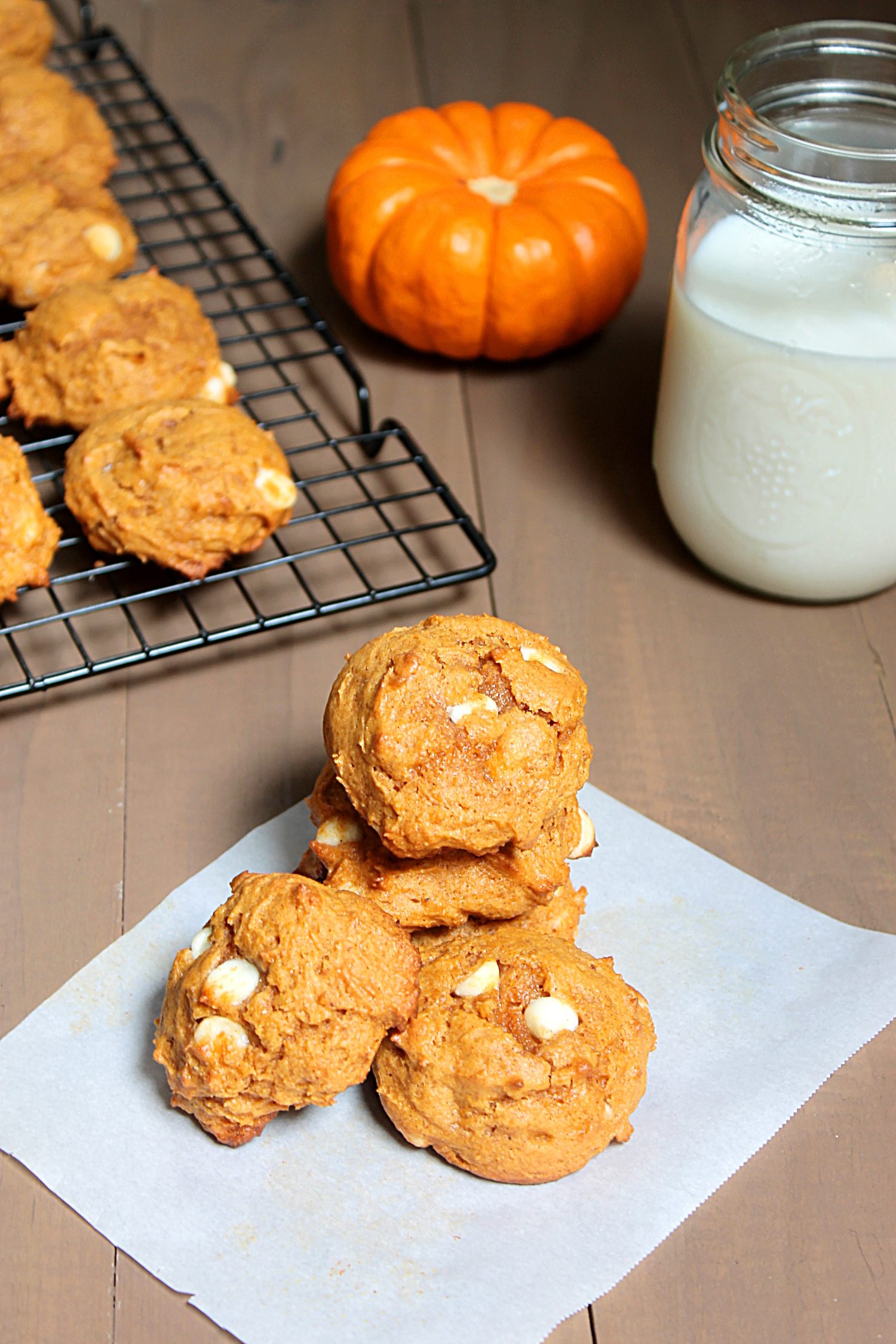 Delicious White Chocolate Pumpkin Cookies