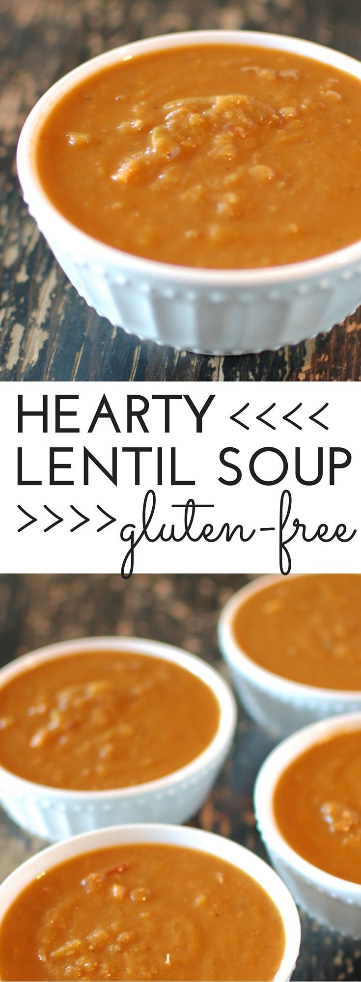 Hearty Lentil Soup in a bowl