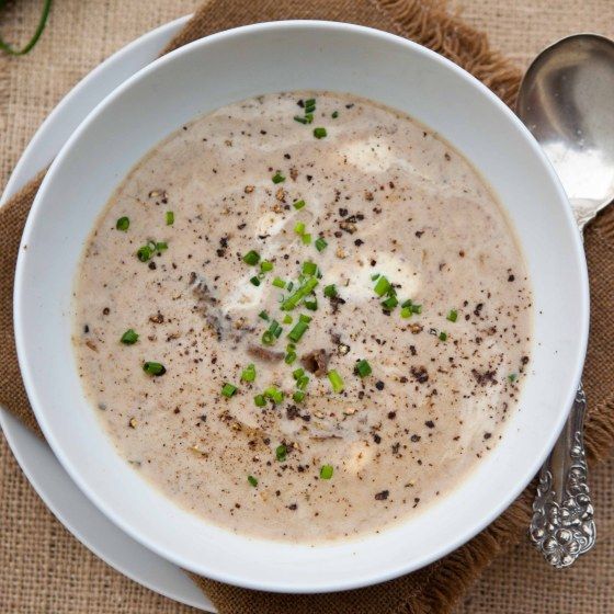 Creamy Morel Mushroom Bisque