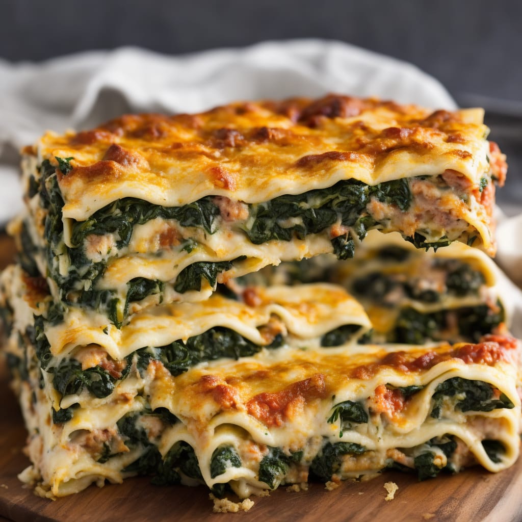 Delicious Spinach and Turkey Lasagna