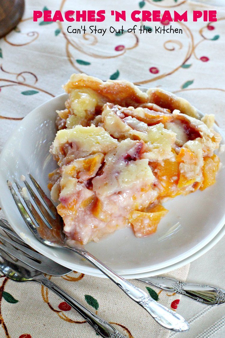 Peaches 'n Cream Pie