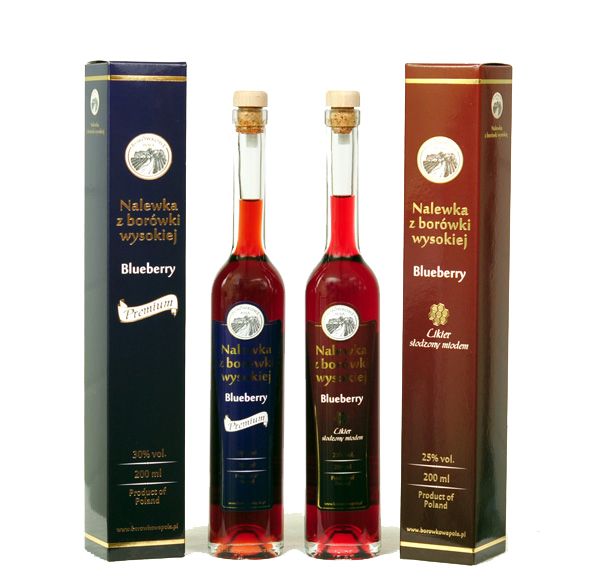 Homemade Blueberry Liqueur