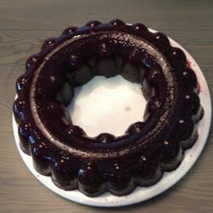 Bing Cherry Gelatin Mold