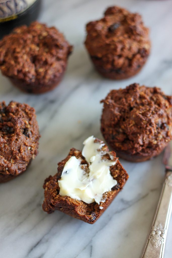 Molasses Raisin Muffins
