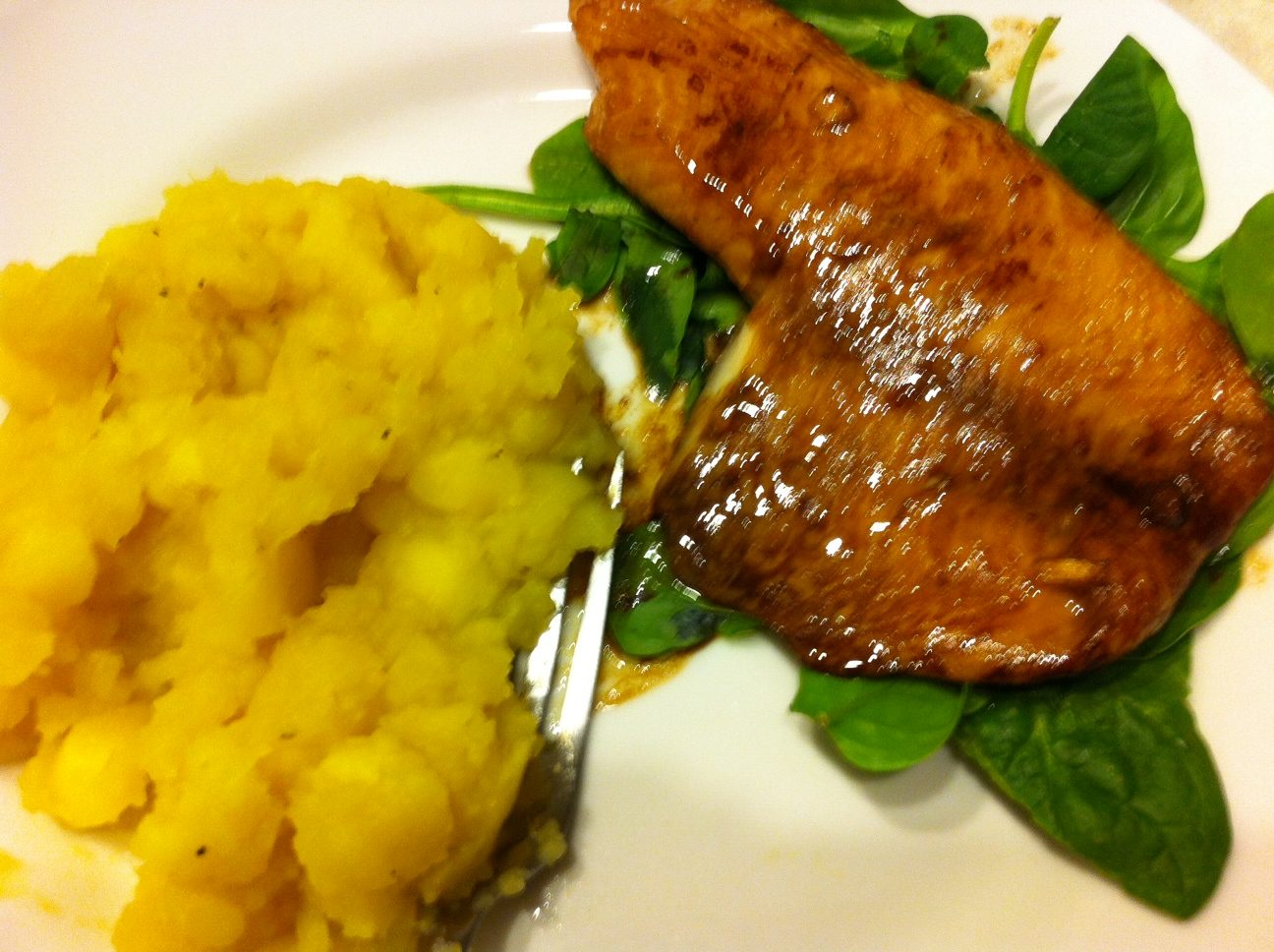 Tasty Sesame Tilapia with Sweet Potato