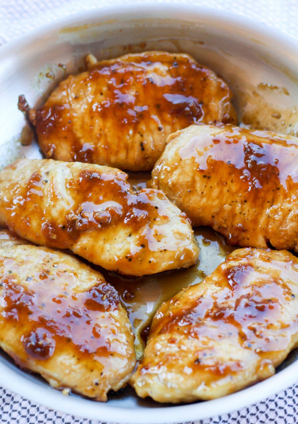 One Pan Maple Mustard Glazed Pork Chops