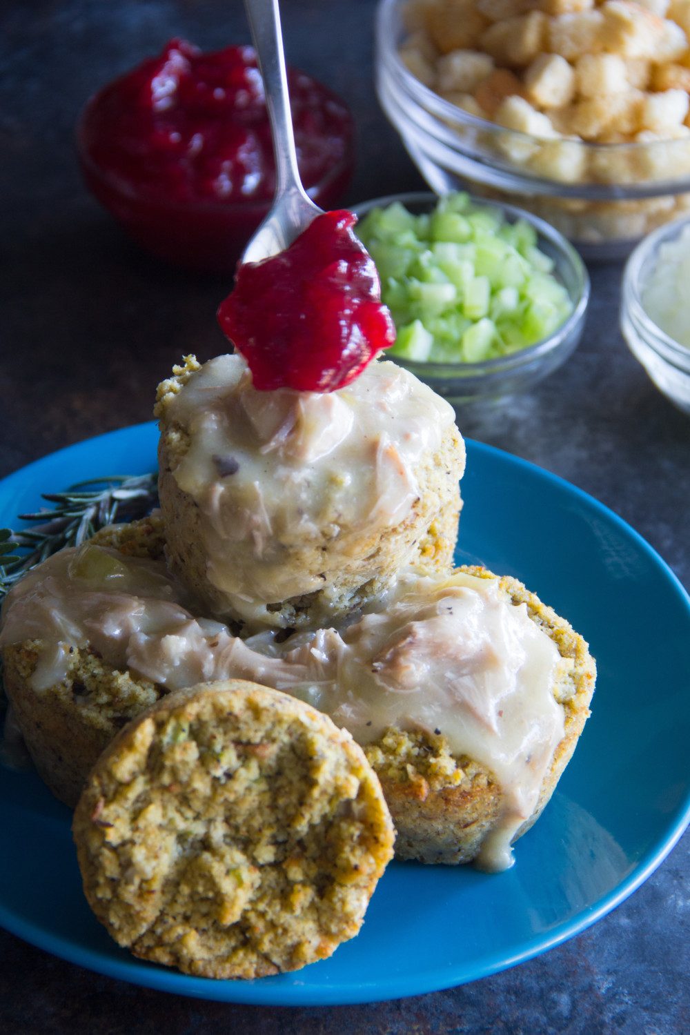 Momma's Cornbread Dressing with Turkey Gravy