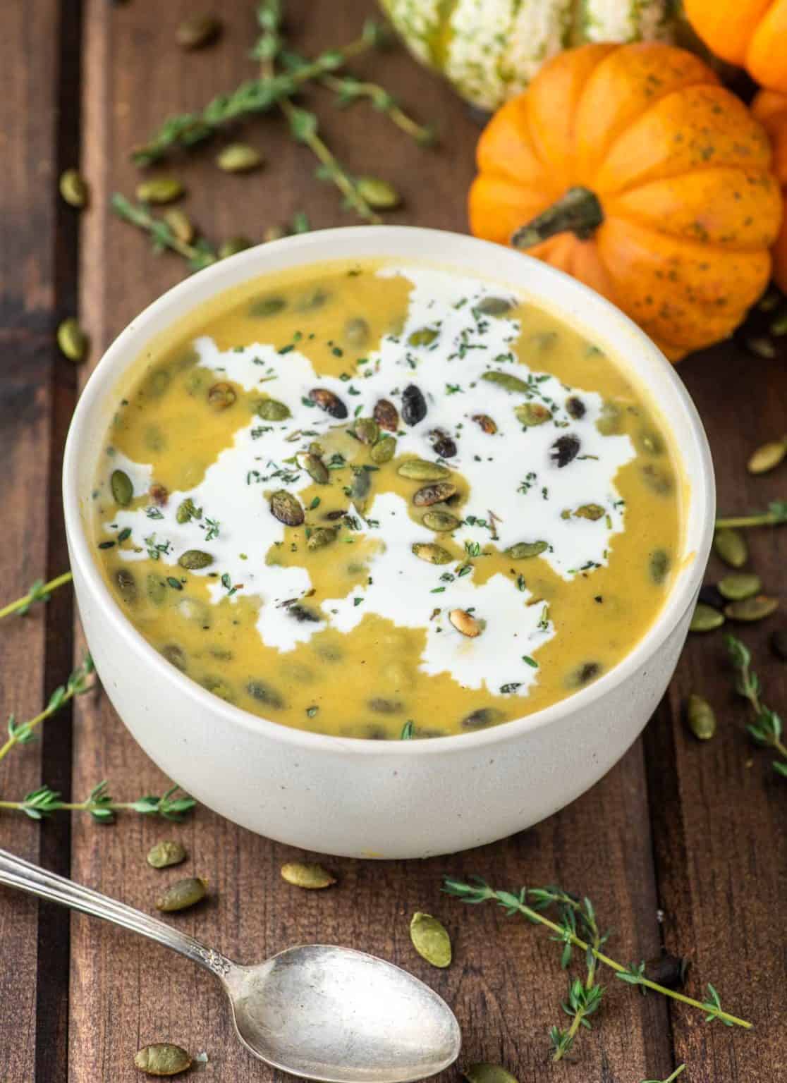 Pumpkin and Sweet Potato Soup