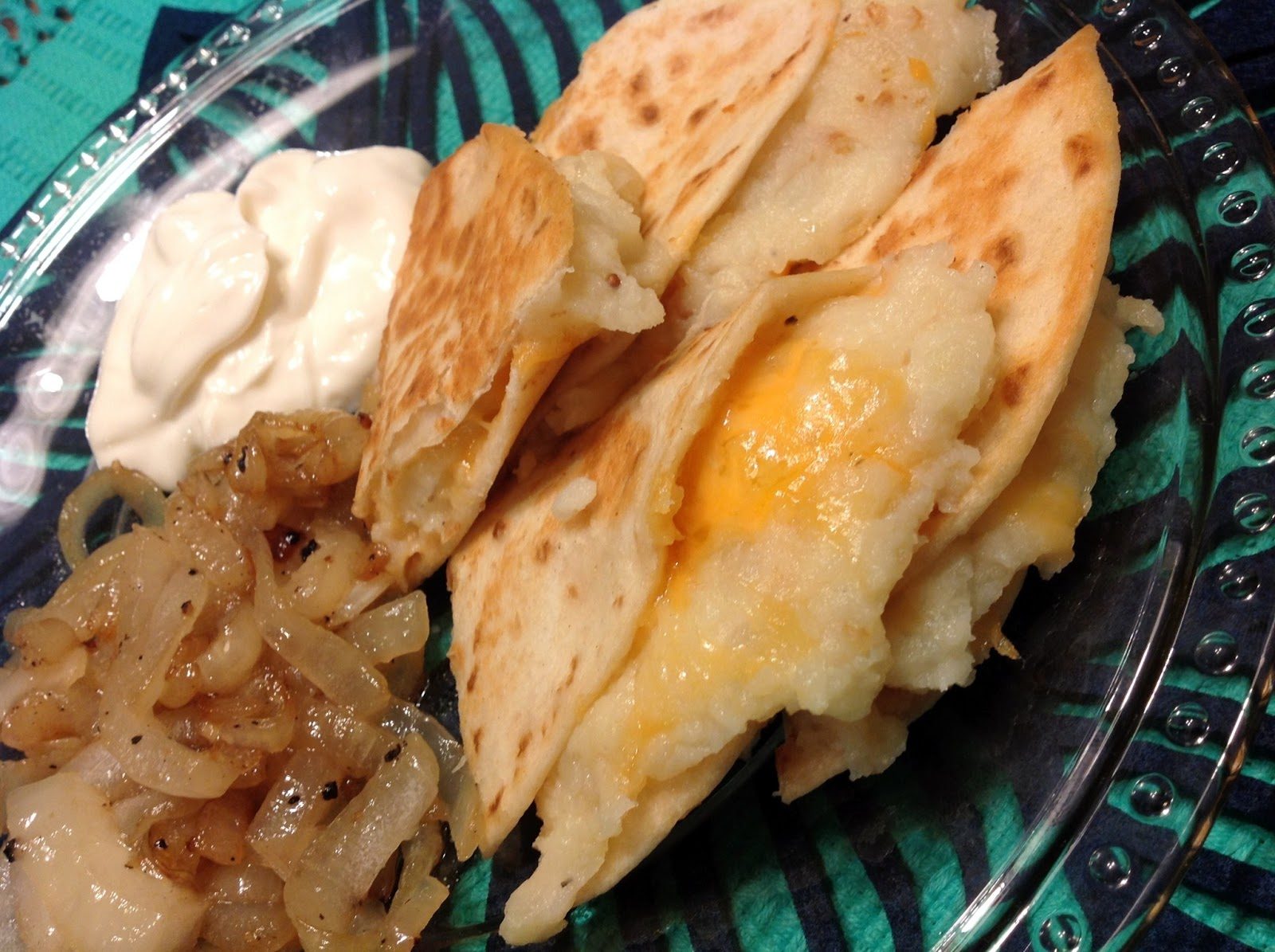 Mashed Potato Quesadilla