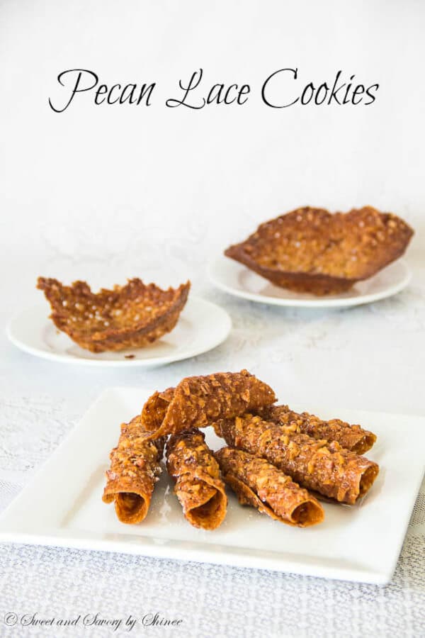 Pecan Lace Cookies