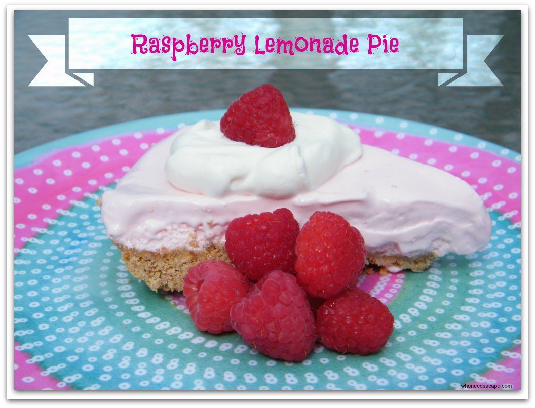 Raspberry Lemonade Pie